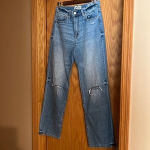 Like new Daze jeans.  Size 29. Very comfortable and cute for fun occasions.